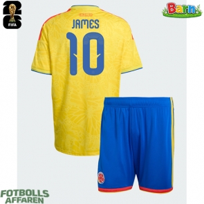 Colombia James Rodriguez #10 Hemmaställ Barn VM 2026 Kortärmad (+ Korta byxor)